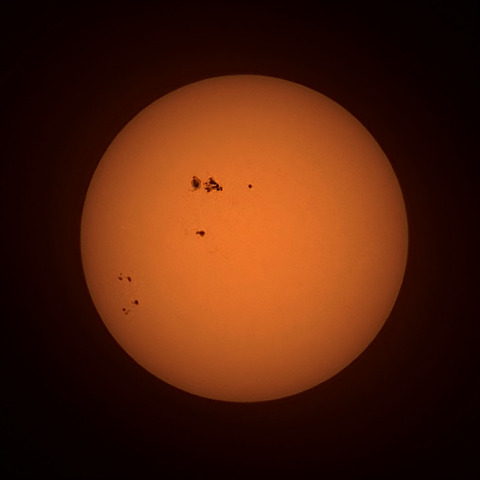 シー君で撮った太陽面2025.11.08.WebⅦ