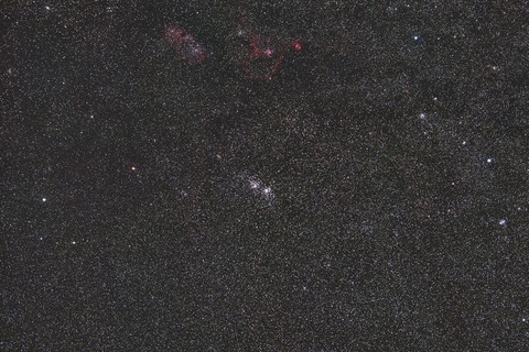 s-シグマ105mmF1.4による二重星団付近2020.08.WebⅣ