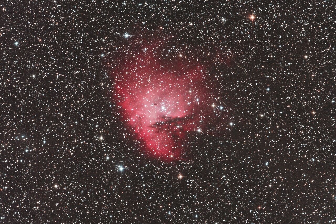 季節先撮りカシオペア座のパックマン星雲 Ngc281 のぼうの星 季節先撮りカシオペア座のパックマン星雲 Ngc281 のぼうの星