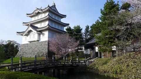 ③忍城の門