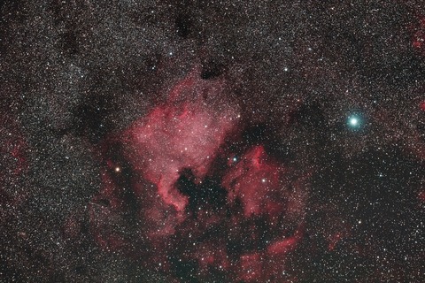 s-シグマ150㎜F2.8による北アメリカ星雲&ペリカン星雲コラボ.WebⅣ