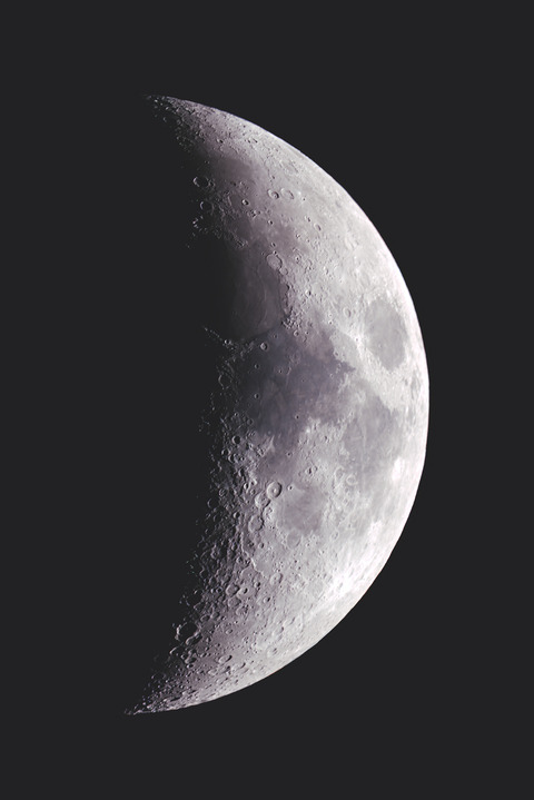 月齢6.1のお月様.2024.12.07.Ⅸ