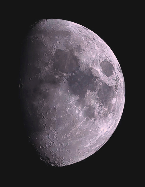 See star S30 月齢9.4のお月様