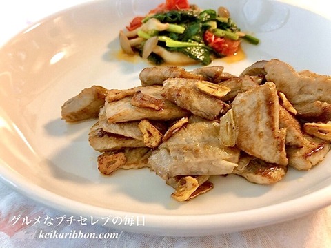 [Tuna-recipe]The-ultimate-garlic-saute-made-with-magic-salt