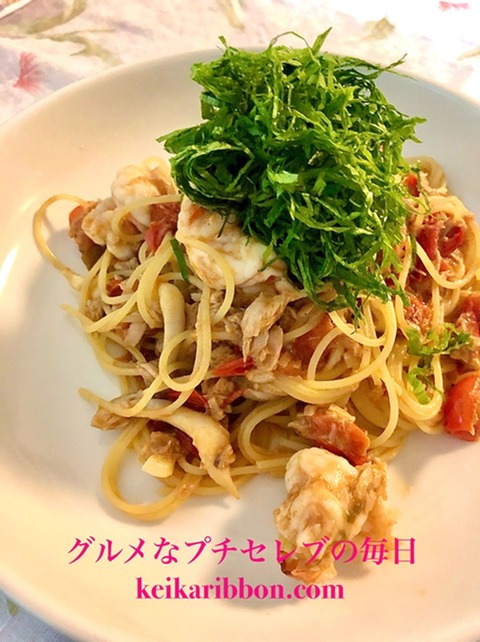 [Shrimp-Pasta]Amazing-taste-using-Kayanoya's-kelp-stock!