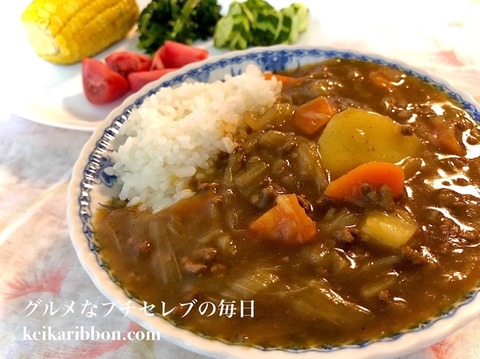 Easy-curry-rice-made-with-curry-roux