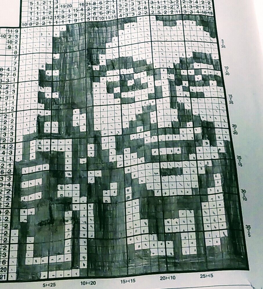 ロジックメイトmini 4月号 その62 京急超溺愛女性が解いたイラストロジック作品