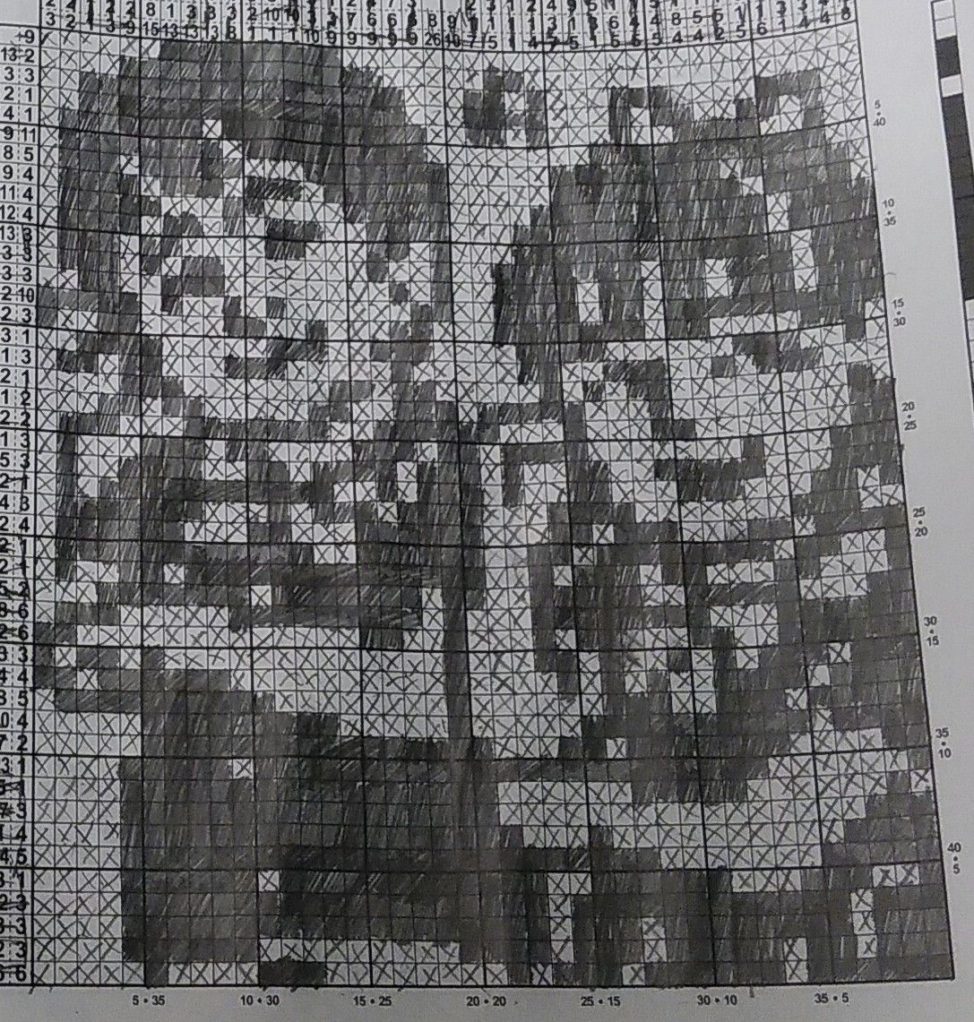 お絵かきパズルランド 2019年 5月号 その77 京急超溺愛女性が解いたイラストロジック作品