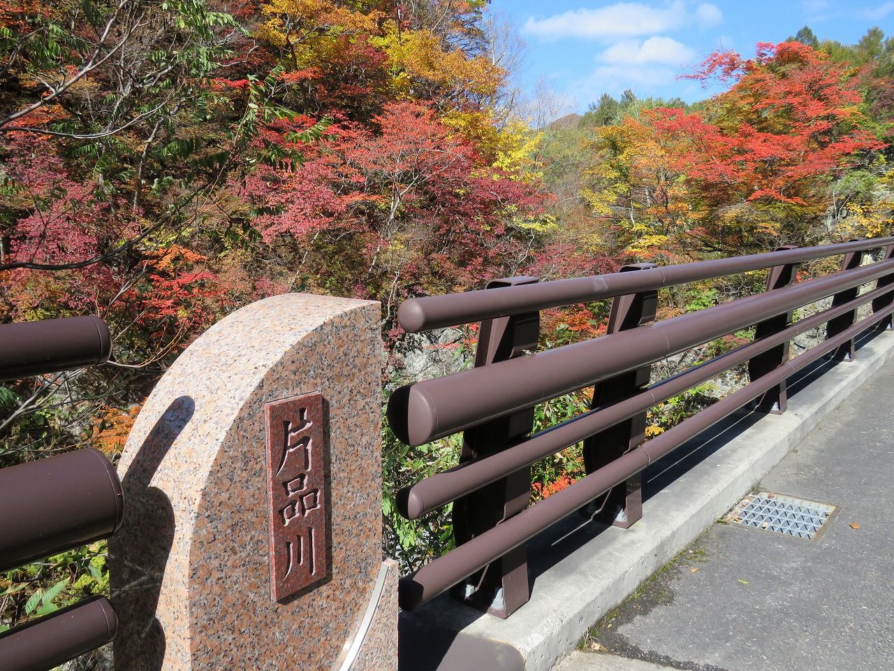 照葉峡の紅葉 ２０１８ 片品川の紅葉絶景と新しい道の駅 尾瀬かたしな 夢は枯れ野を