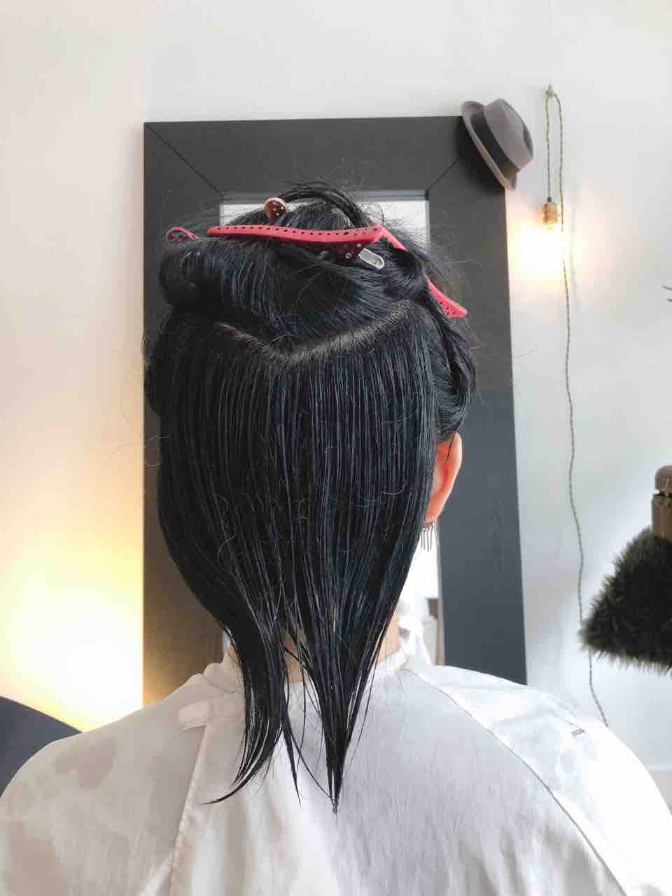 一つの頭に２つのボブ 左右非対称４５度 アムステルダムの日本人美容師による適当ブログ そこにヒョウ柄がある限り