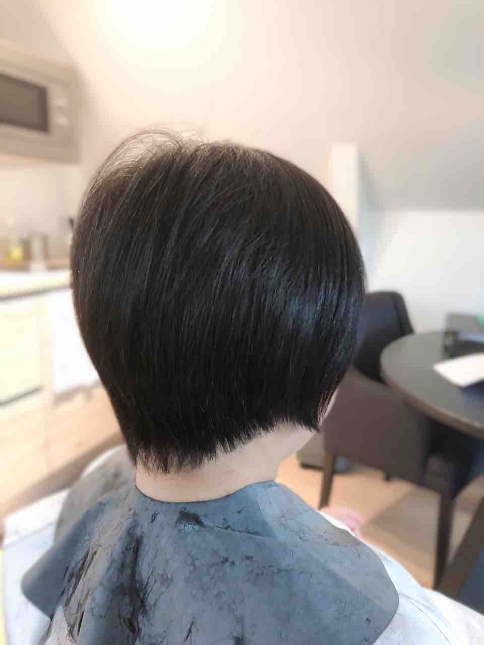 出張ヘアカット ポイントは矢印 アムステルダムの日本人美容師による適当ブログ そこにヒョウ柄がある限り