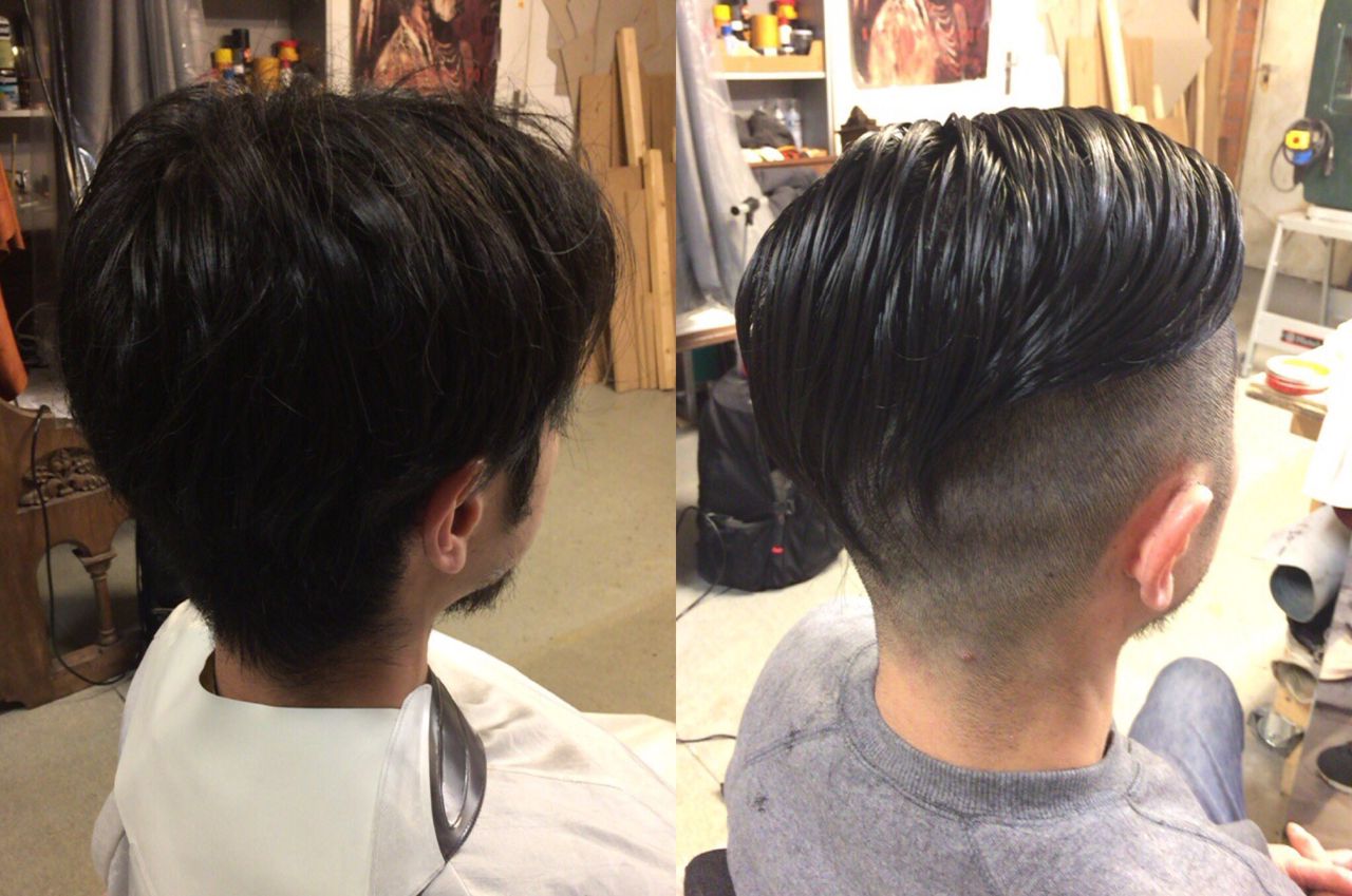 リクエストは界王神 勢いある髪型はブロッキングで９５ のヘアカットは終了する アムステルダムの日本人美容師による適当ブログ そこにヒョウ柄 がある限り