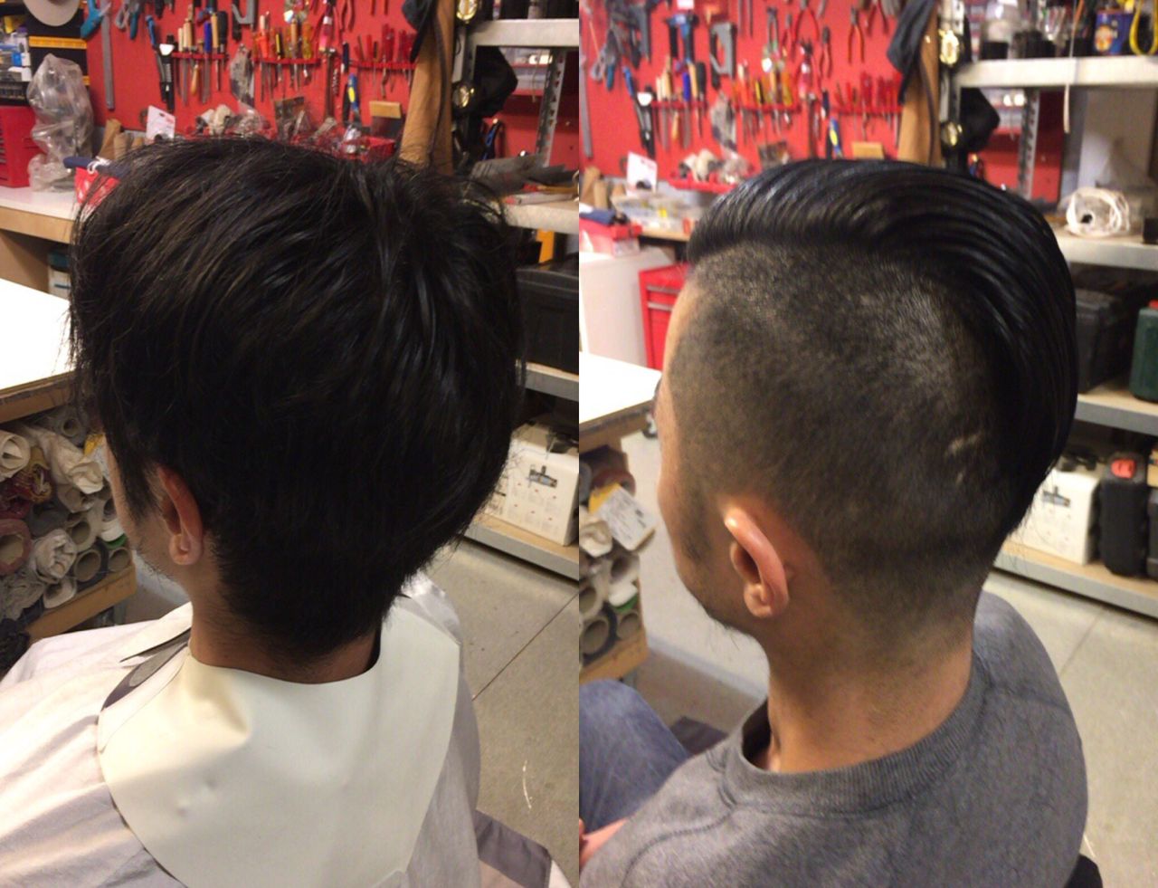 リクエストは界王神 勢いある髪型はブロッキングで９５ のヘアカットは終了する アムステルダムの日本人美容師による適当ブログ そこにヒョウ柄 がある限り