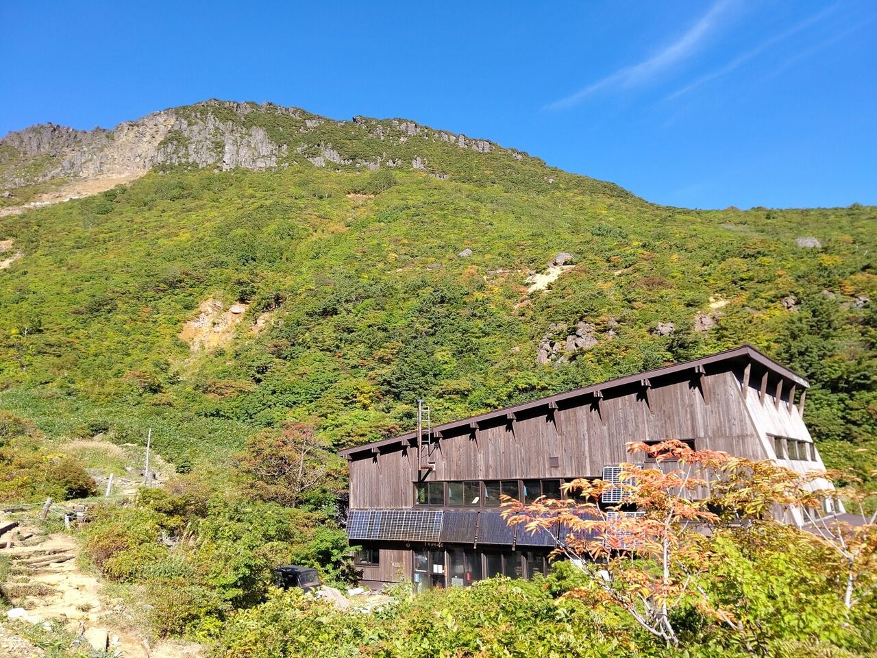 安達太良山登山 １ 登山道の紅葉 福島県二本松市 ゆる山 湯ったり ぶらり旅 ゆゆぶ