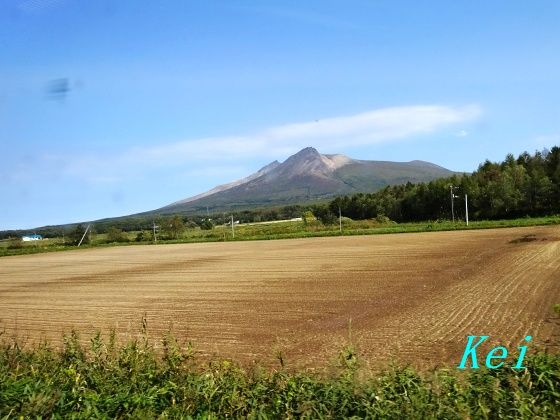 スーパー北斗からの車窓風景 北海道駒ケ岳 大沼公園 遊々 湯ったり ぶらり旅 ゆゆぶ