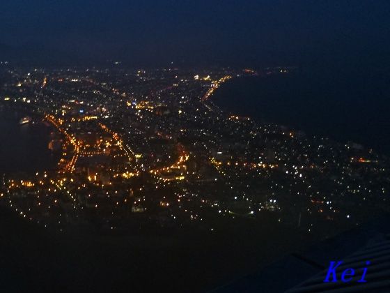 函館山 6 函館山山頂展望台からの眺め 夜景その２ やっぱり函館の夜景は綺麗 北海道函館市 遊々 湯ったり ぶらり旅 ゆゆぶ