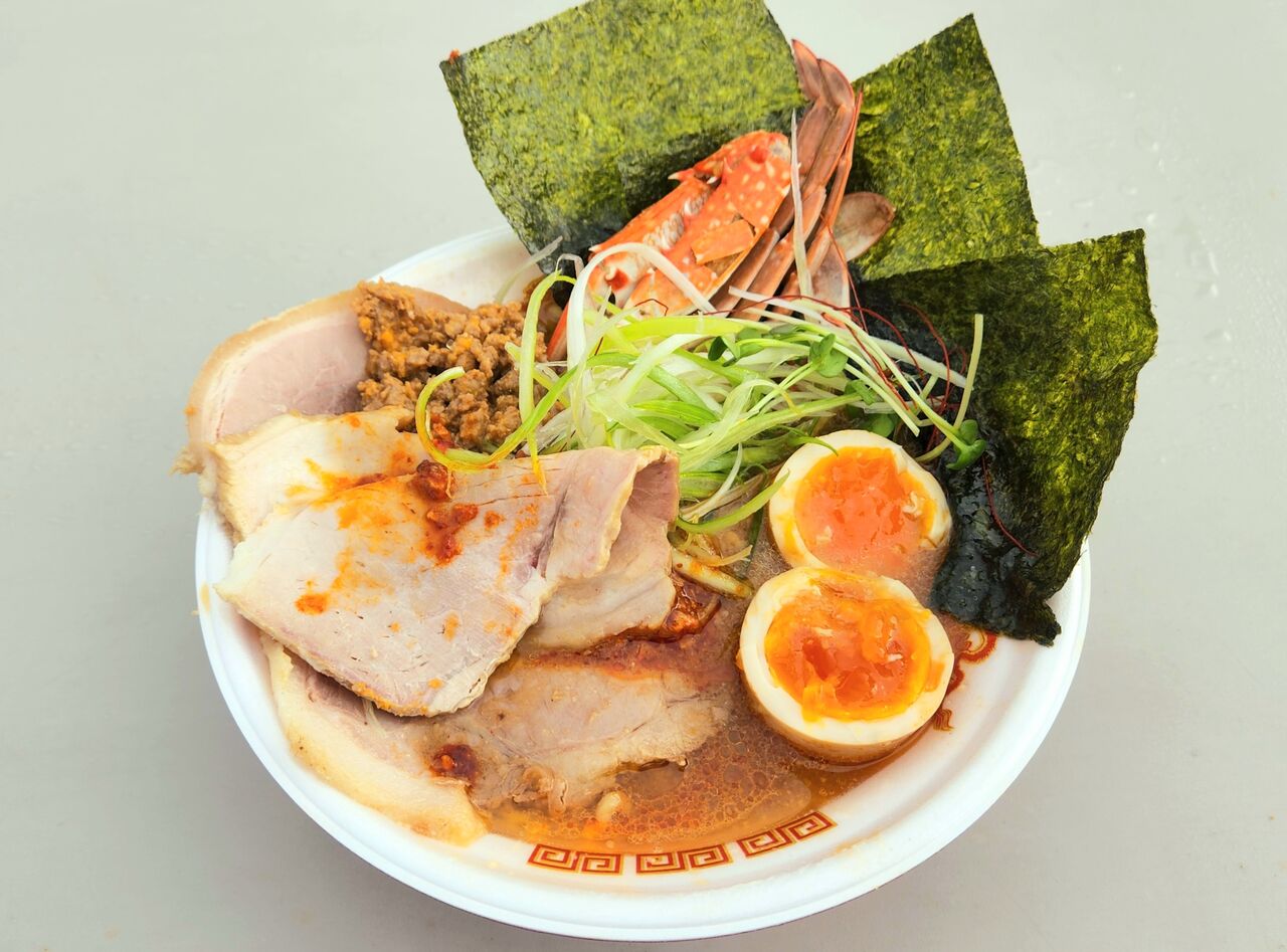 最強ラーメン祭(21)福たけ「渡り蟹味噌ラーメン」〔栃木県小山市