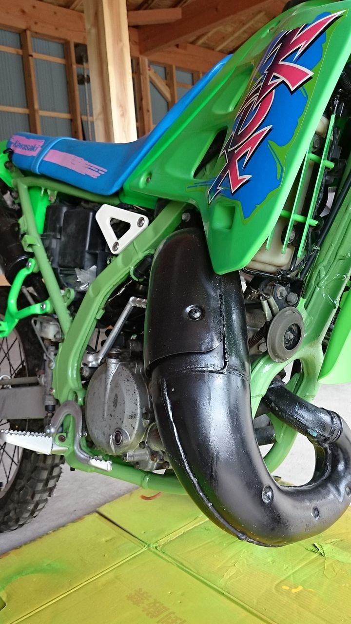 KDX125SR用 プロスキルチャンバーu0026サイレンサー