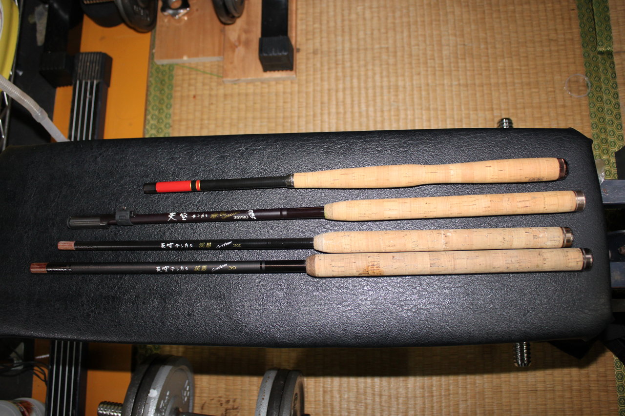 テンカラ竿のコルク調整 和えびのわっ 誰得 なブログ