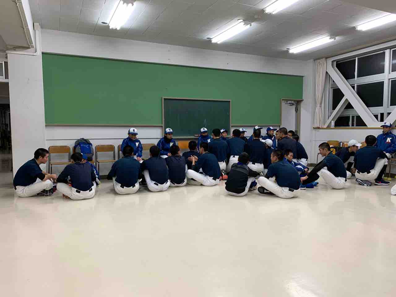 12 18 新潟県立長岡大手高等学校野球部練習見学 けいせつ野球クラブ