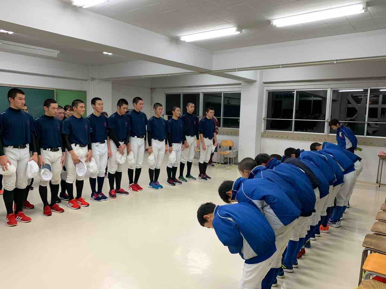 12 18 新潟県立長岡大手高等学校野球部練習見学 けいせつ野球クラブ