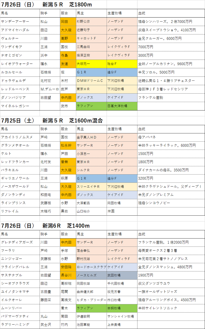 新潟開幕週 2歳新馬戦 クラシック路線確実の豪華メンバー集結 仕事終わった 競馬の日だ 新潟開幕週 2歳新馬戦 クラシック路線確実の豪華メンバー集結 仕事終わった 競馬の日だ