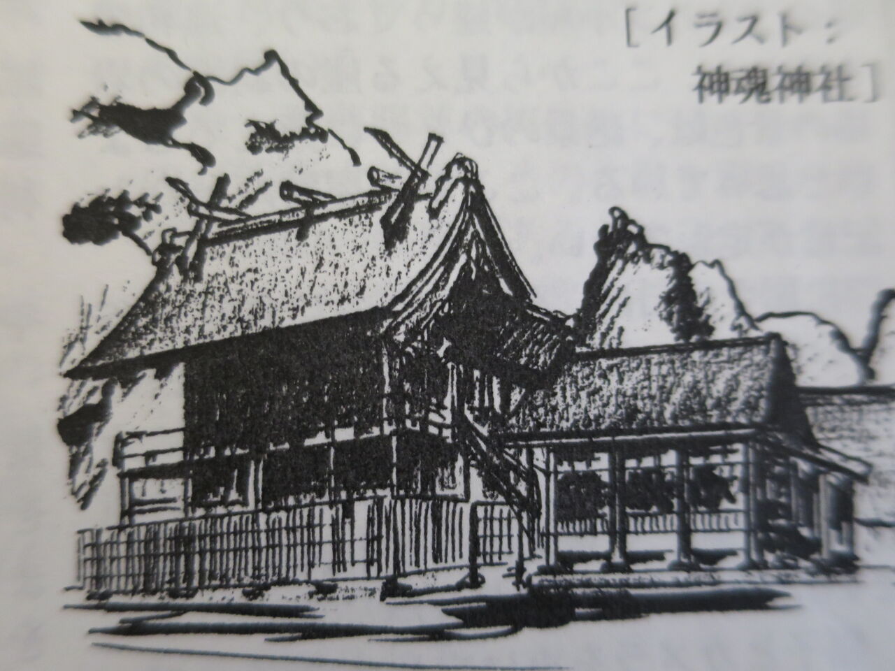 神魂神社参拝 旧 出雲旅日記 8 正見行脚