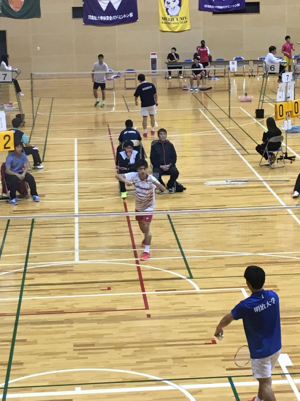 全日本学生バドミントン選手権大会２４日の結果 敬和学園大学バドミントン部 松浦進二監督の新 一球入魂