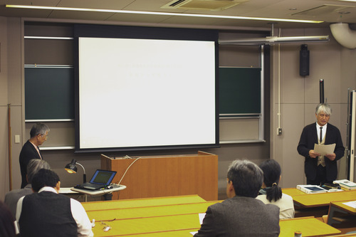 2016年11月２日（水）ふ印ラボ大学院博士後期課程OB中村享一氏の公聴会が開催されました。