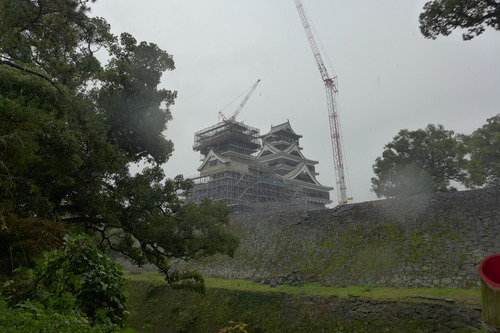 2019年11月18日（月）嗚呼熊本城哉、熊本地震からの震災復興過程を目視調査！