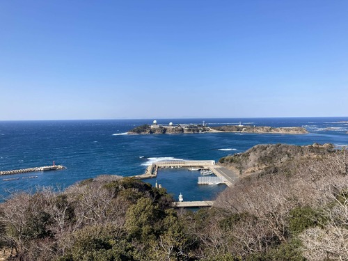 20260208対馬再訪フィールドワーク（その10）鰐浦の韓国展望所から釜山・蔚山が手にとるように見えた！