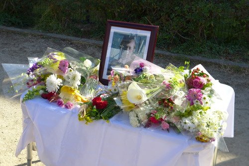 20190217(日）晴れ渡る冬空の下、尹東柱詩人の命日の翌日開催の追悼式に参加しました。
