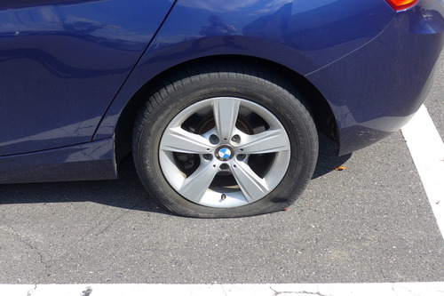 20241016とほほ体験！フィールドワーク先での愛車パンクにどう対応すべきか？