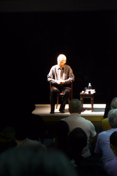 20250831文化政策・アートマネジメント系大学交流「利賀インターゼミ2025」再起動（その５）第三世代レジェンド演出家の鈴木忠志氏トーク聴講！利賀創造交流館にて