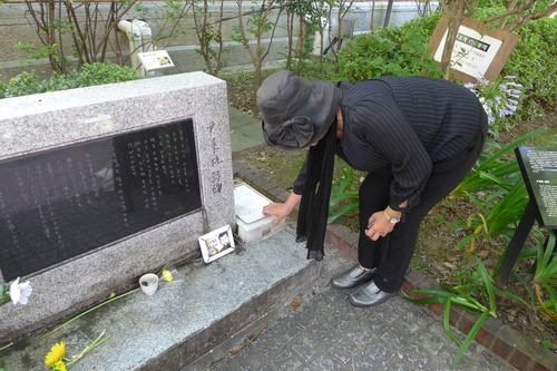 京都・同志社大学キャンパス尹東柱詩碑にて慰霊しました！