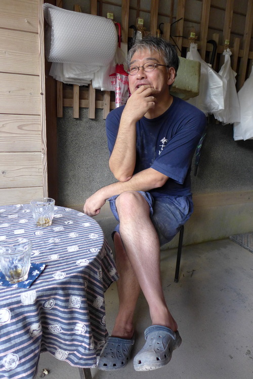 7月豪雨は大丈夫でしたか？坂本さん。小鹿田焼の里へ