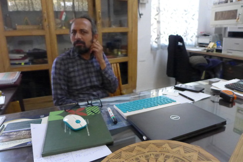 20260215インド北東トリプラ州都アガルタル（その6）JICA海外協力隊竹工芸訓練指導者まっぽん（松本浩和さん）所属センターのカント所長と面談！