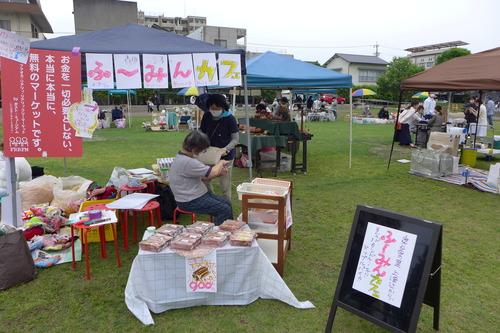 2022年5月15日（日）日田いち！つえコモンズ（仮称　中津江ホール存続活動を機に出会ったユニークな仲間たち）メンバーが初出店！