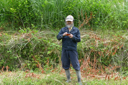 20240608脱成長アルティザンの河村一郎さん、霜降城跡（山口県宇部市）持世寺界隈にて自然農田んぼを営む！