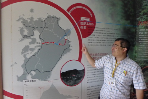 20250809豊肥線近代化遺産研究班第1回フィールドワーク開催（その１）阿蘇宮地駅〜坂梨地区〜波野村エリア