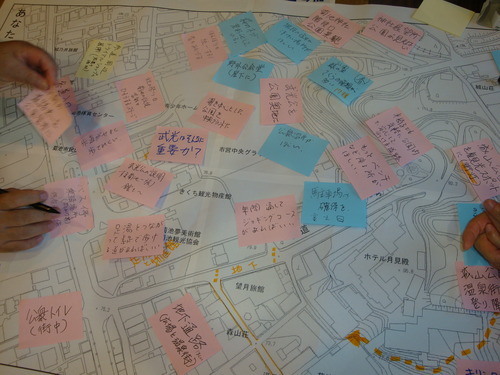 熊本県菊池市広場再整備ワークショップ第一回目2012.9.23