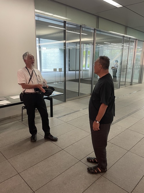 川俣正さんと再会！2023年8月28日（月）竹中工務店東京本店ギャラリー・エークワッドにて