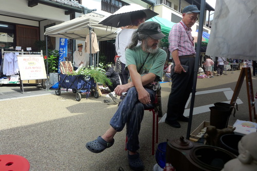 20250914（日）竹田市「城下町まちかど蚤の市」遠来のお客さま、ありがとうございました。河村一郎さんは山口県山陽小野田市から！
