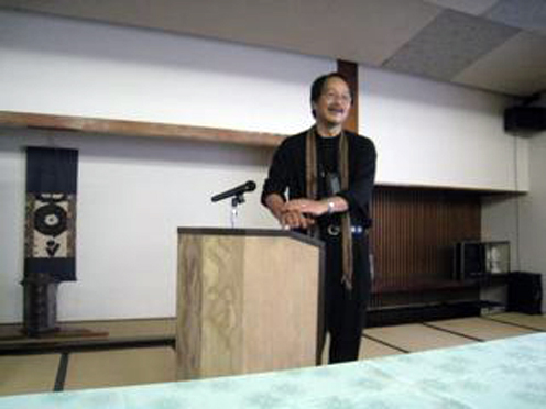 無門庵先生・岩切平さんの建築展がオープン。