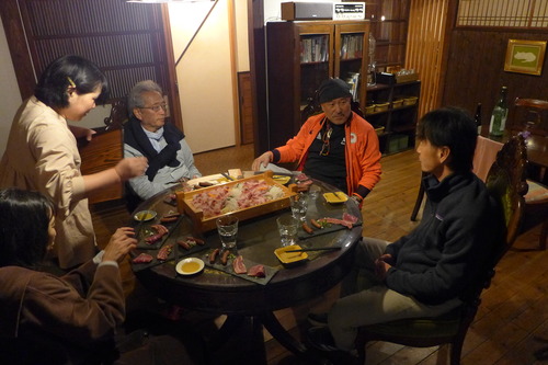 長湯温「泡沫」にて懐かしい懐かしい神山典士さん（ノンフィクション作家・作文教室）を囲んで懇親会！