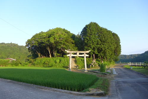 20250707宇佐市安心院町佐田宮の台（佐田神社境内）幕末期の佐田反射路跡を訪ねて近代化遺産フィールドワーク！