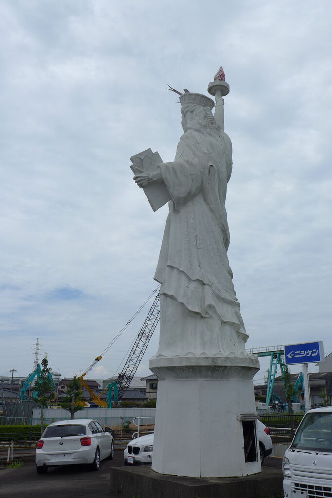 前々から気になっていた国道34号「自由の女神」（佐賀県小城市）CARBOY