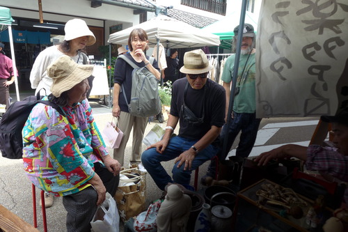 20250914（日）竹田市「城下町まちかど蚤の市」遠来のお客さま、ありがとうございました。高月鈴世さんは山口県下関市より！！