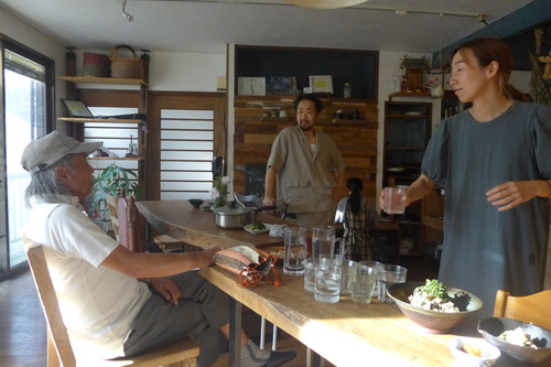 20250706暮らす実験室IKIにて池田重和さんとともに竹田「城下町まちかど蚤の市」構想を語りあいました！