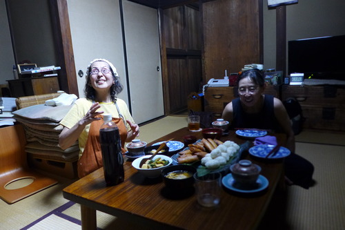 20250821横須賀にて九里雅枝さん（嗚呼懐かしい「谷中ゆりね音楽会」主催者のお一人）と再会！